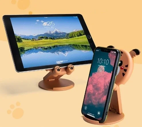 İthalat® Hayvan Figürlü Masaüstü Telefon Standı 5 Model