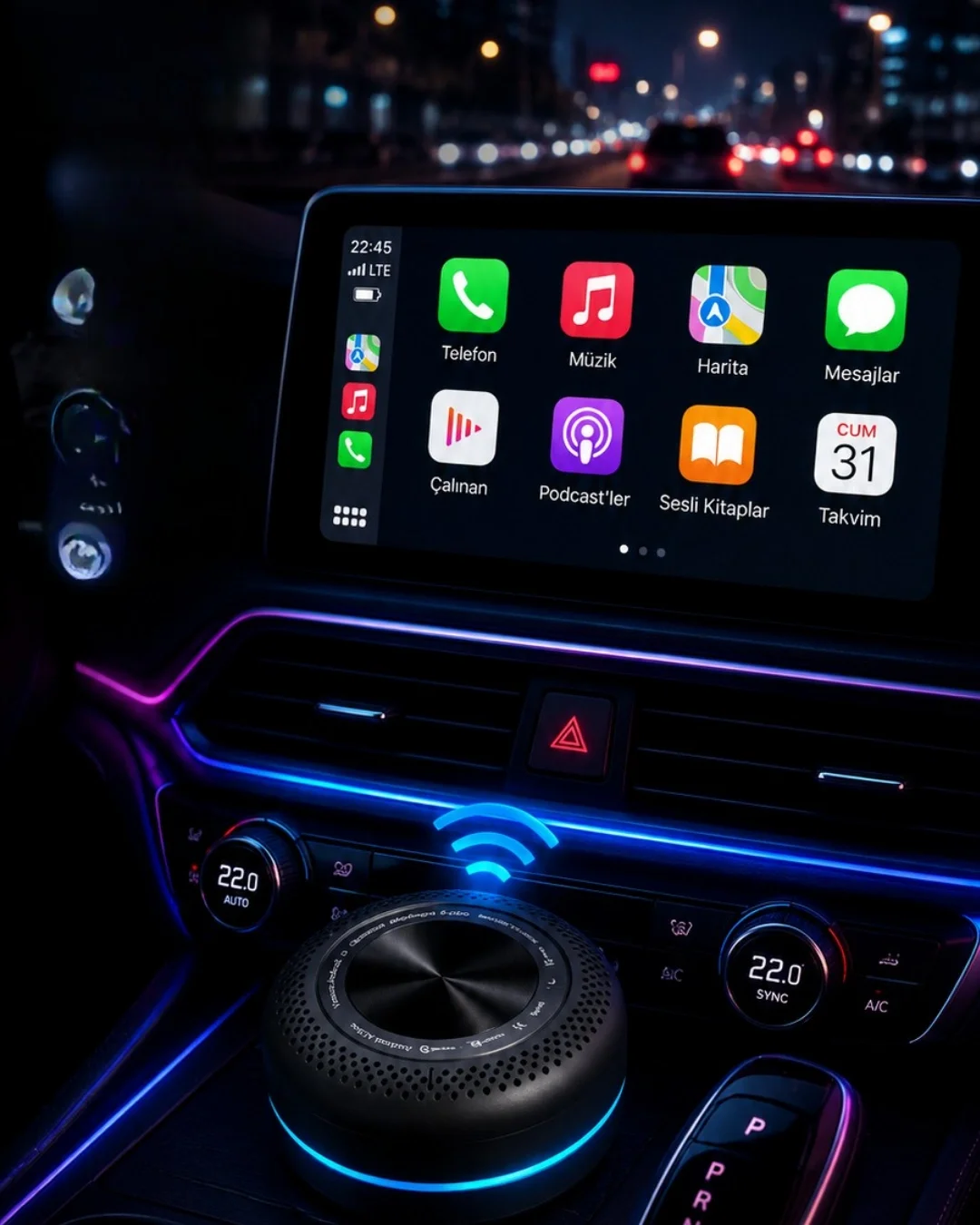 İthalat® HDMI Çıkışlı CarPlay Box Akıllı TV Dönüştürücü 4GB 64GB Android Sistem