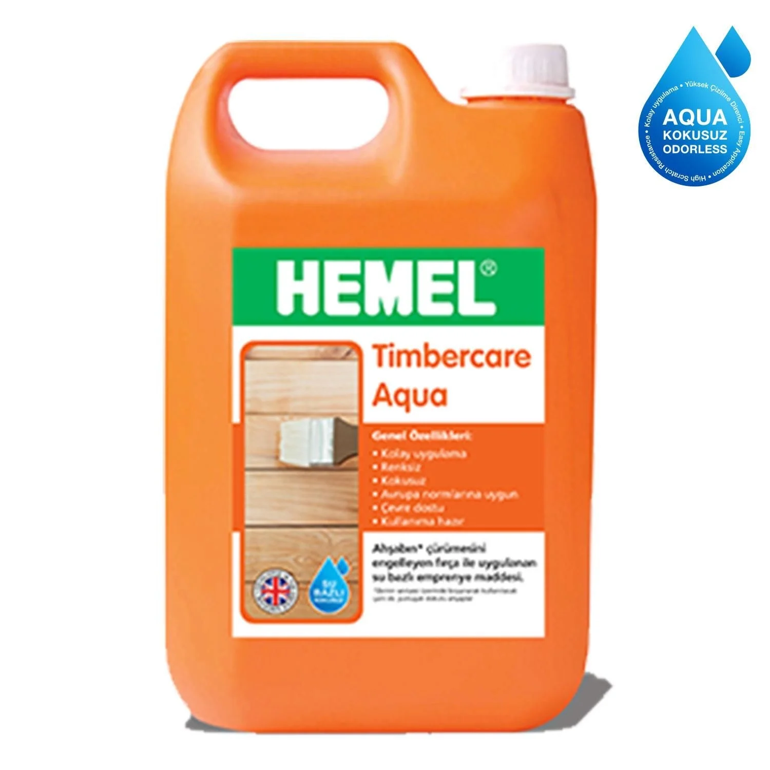 İthalat® Hemel Timbercare Aqua Emprenye 20 Litre Şeffaf