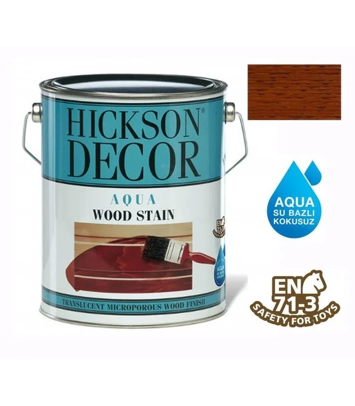 İthalat® Hickson Decor Aqua Su Bazlı 5 LT Teak