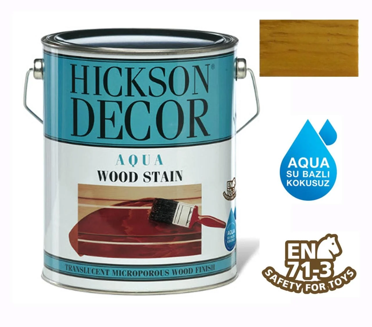 İthalat® Hickson Decor Aqua Su Bazlı 5 LT Antique Pine