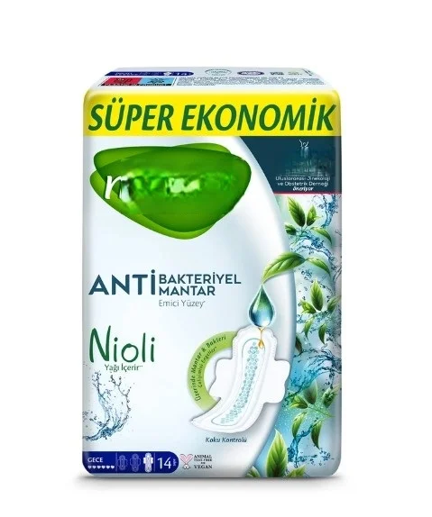 İthalat® Hijyen Max Süper Eko Gece Ped 14 Adet