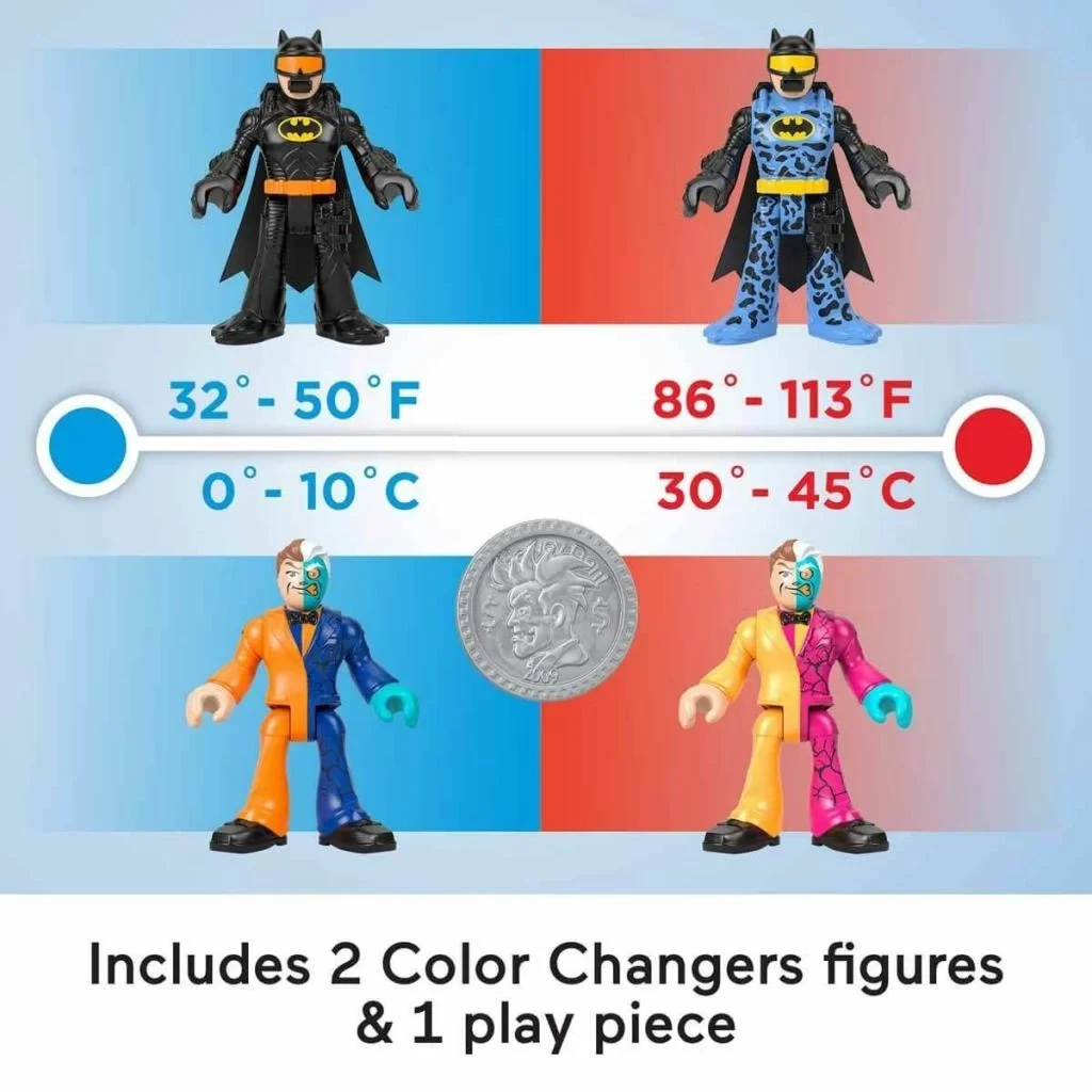 İthalat® HMX60 Imaginext® DC Color Changers Temel Figür Seti