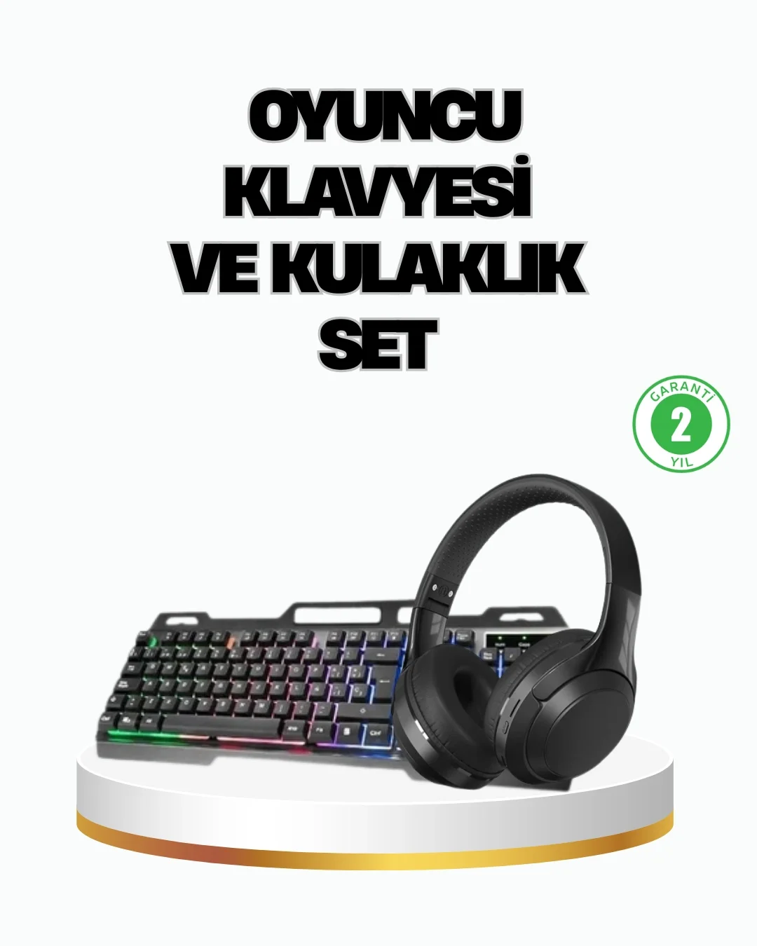 İthalat® HN01 KULAKLIK + PG-8018 OYUNCU KLAVYESİ SET