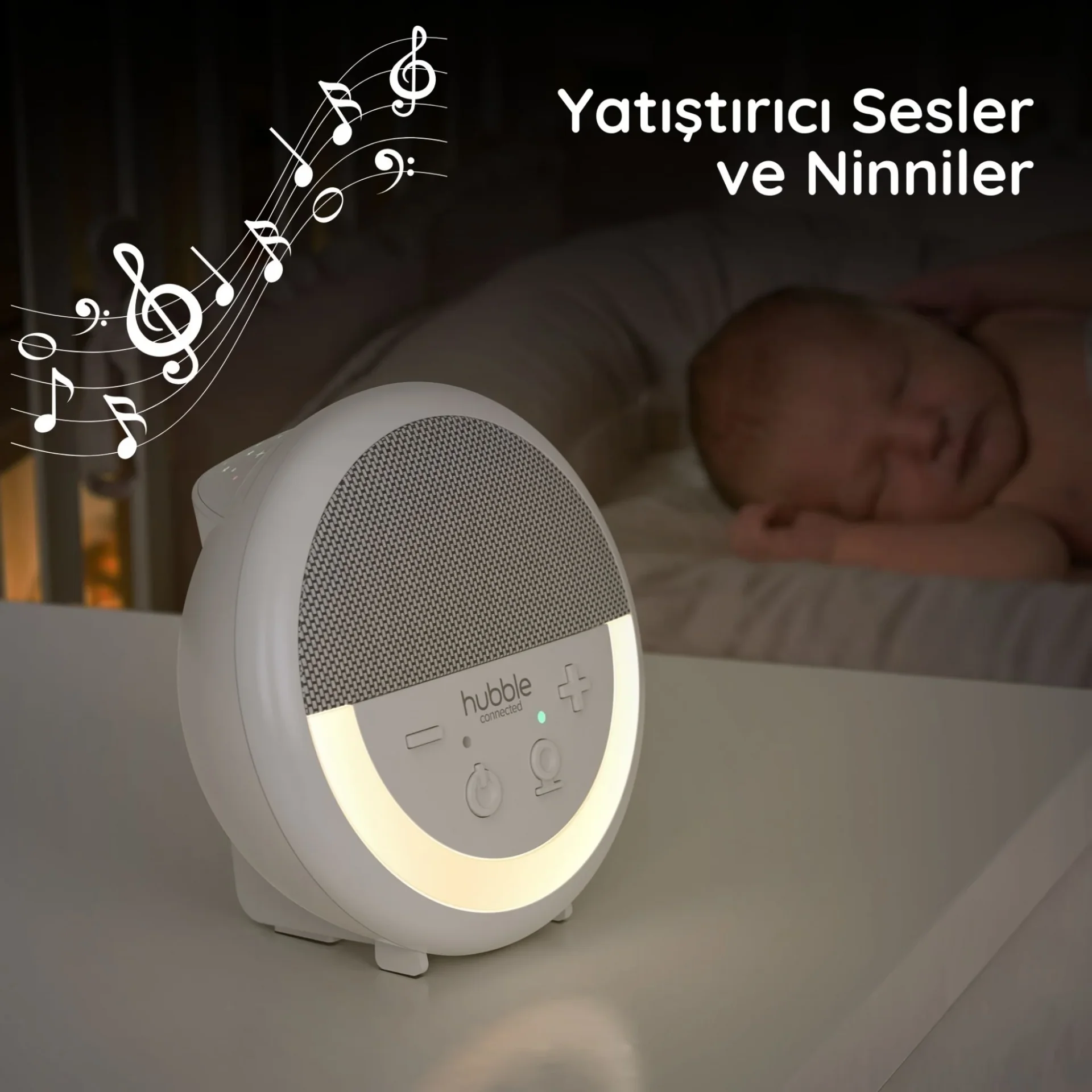 İthalat® Hubble Sense Glow Pro Dijital Bebek Telsizi HBL04