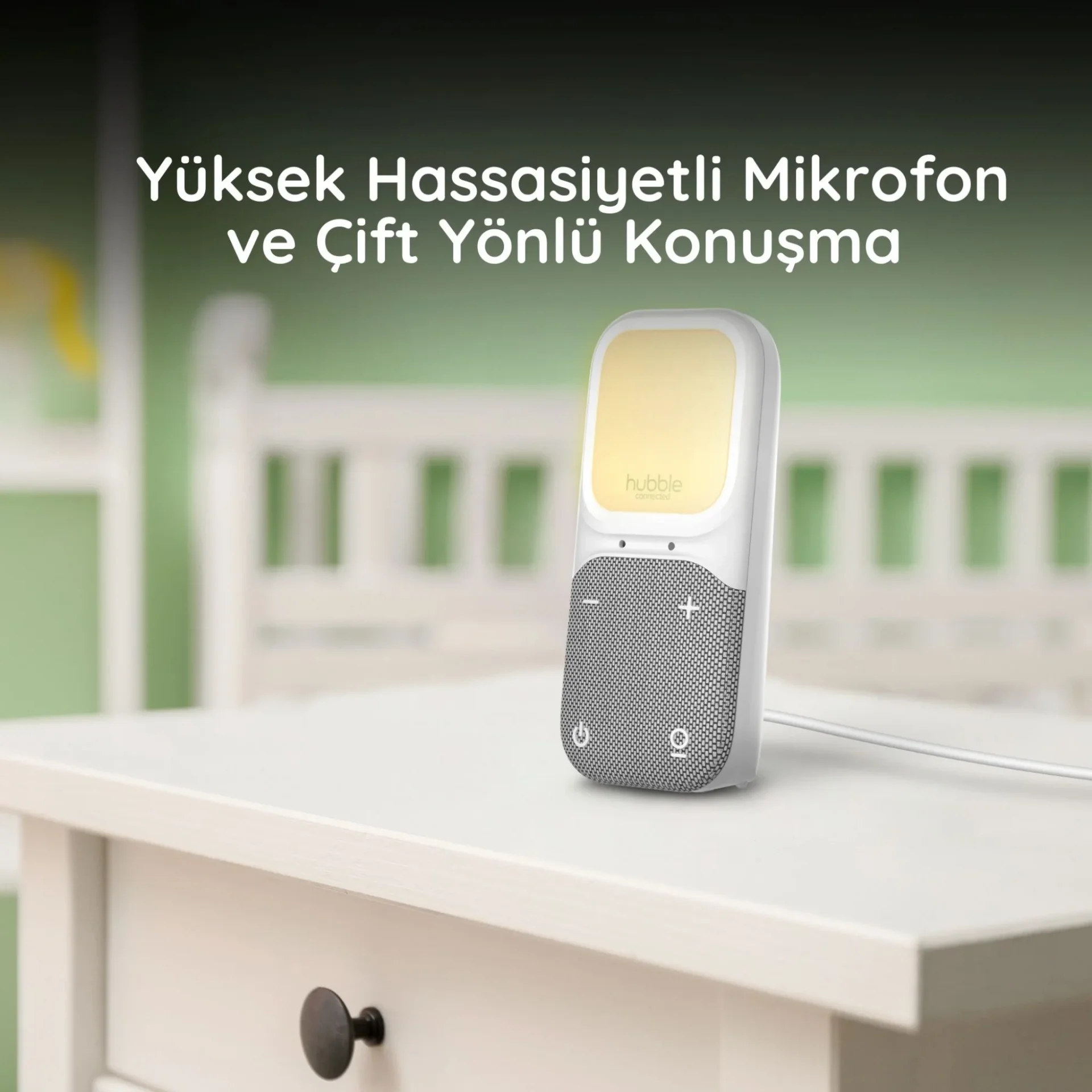 İthalat® Hubble Sense Glow Dijital Bebek Telsizi HBL03