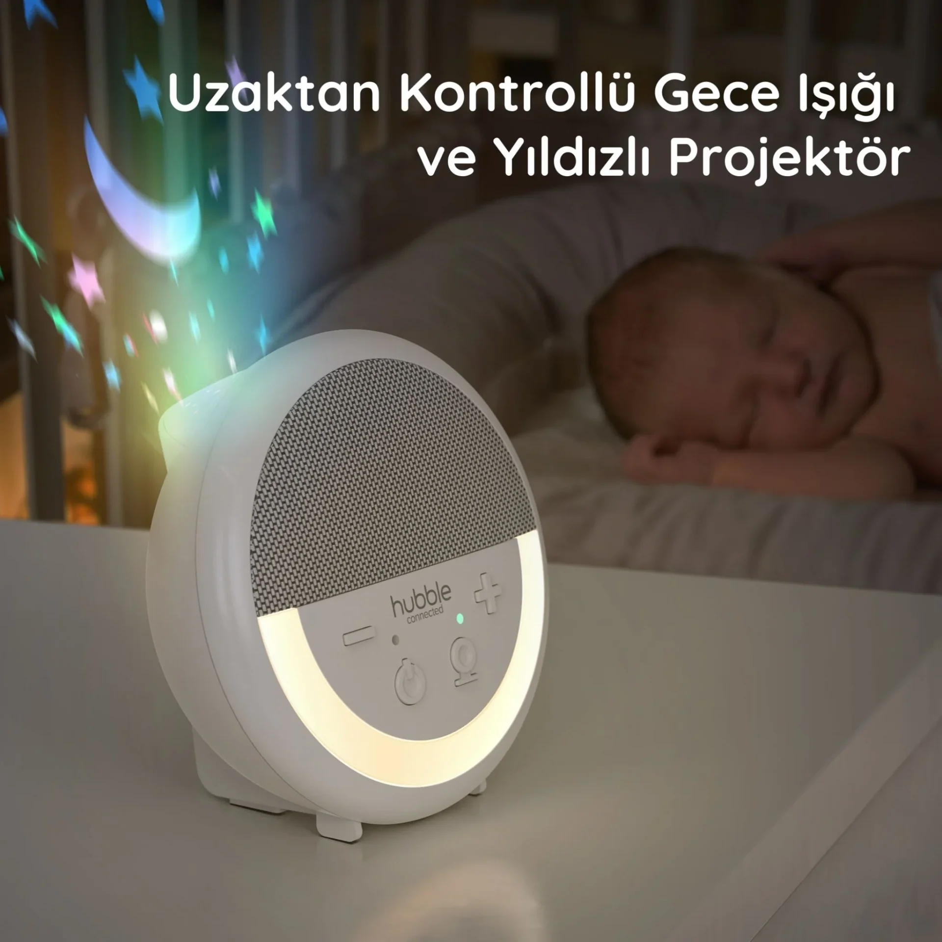 İthalat® Hubble Sense Glow Pro Dijital Bebek Telsizi HBL04