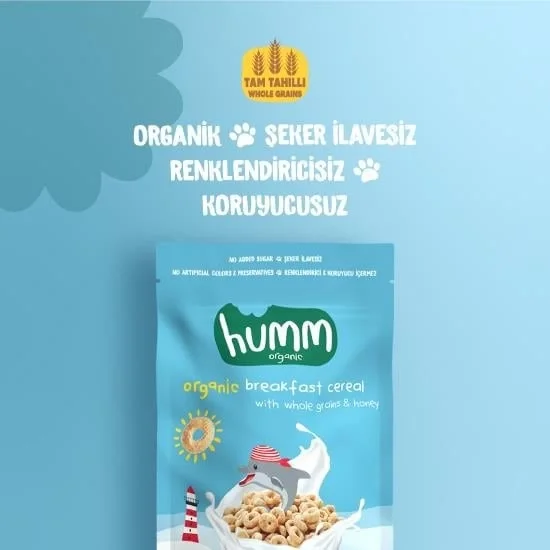 İthalat® Humm Organik Tam Tahıllı ve Ballı Kahvaltılık Gevrek 80 Gr Fiyatı, Yorumları ve Özellikleri