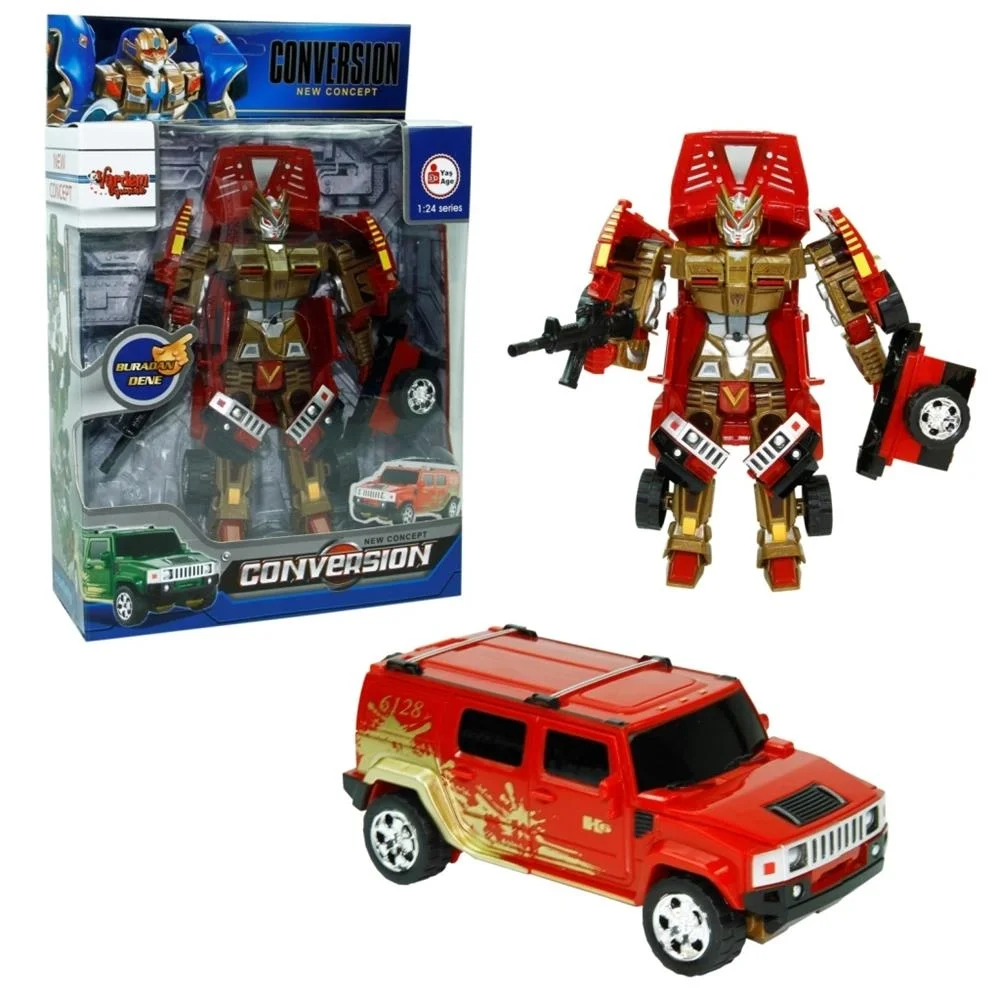 HW-899-1-2-5 KUT. DÖNÜŞEBİLEN ROBOT JEEP 1:24 Fiyatı, Yorumları ve Özellikleri