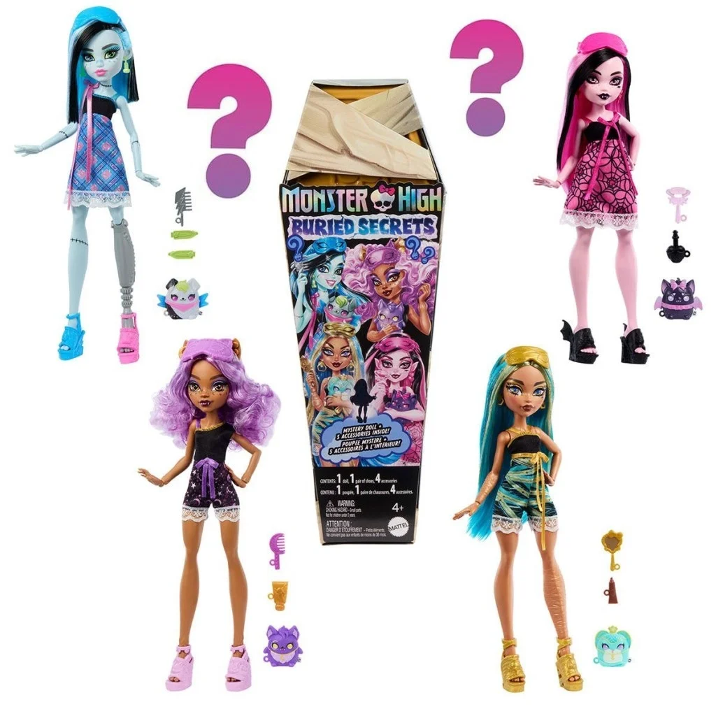 İthalat®  HYV64 Monster High Gizemli Sırlar Havalı Pijama Partisi Serisi