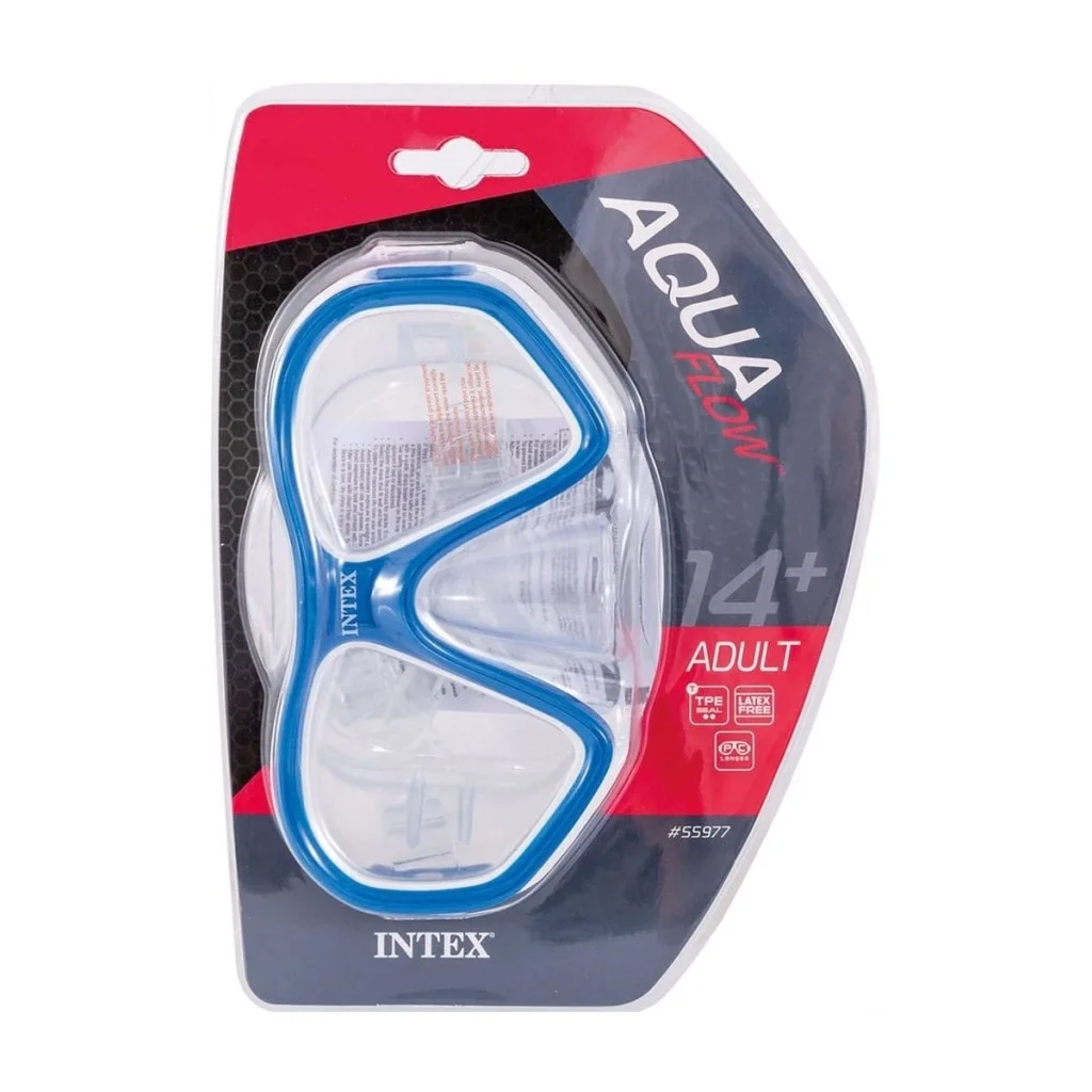 İthalat®  IG55977 Intex Reef Rider Yüzücü Maskesi Mavi 14+ Yaş