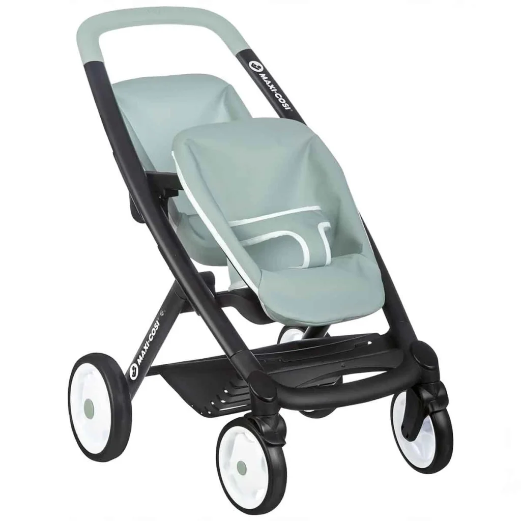 İthalat® İkiz Oyuncak Bebek Arabası Yeşil