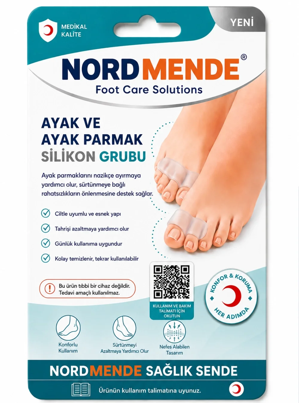 İthalat® İleri derecede çekiç parmak yastığı