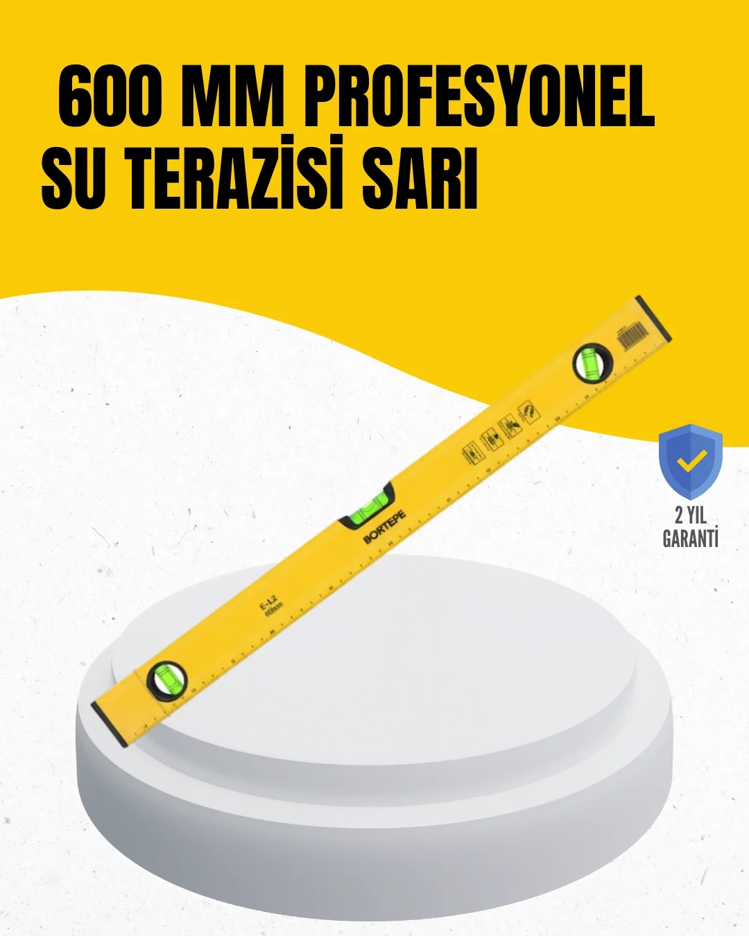 İthalat® İnşaat ve Ev Kullanımı İçin 600 mm Su Terazisi