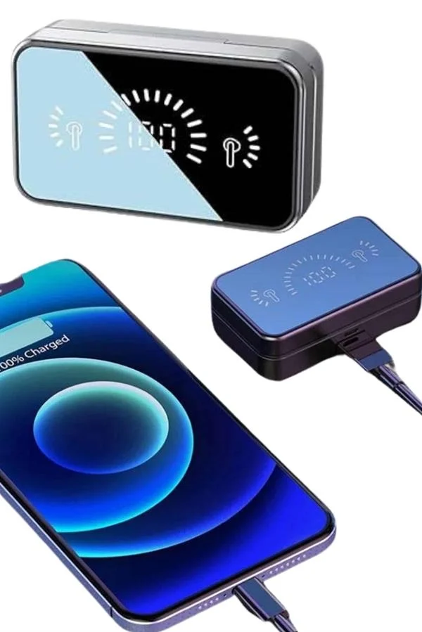 İthalat® İos Android Uyumlu Bluetooth Kulaklık Kablosuz Kulaklık Yüksek Basslı