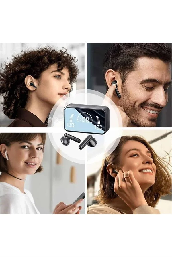 İthalat® İos Android Uyumlu Bluetooth Kulaklık Kablosuz Kulaklık Yüksek Basslı
