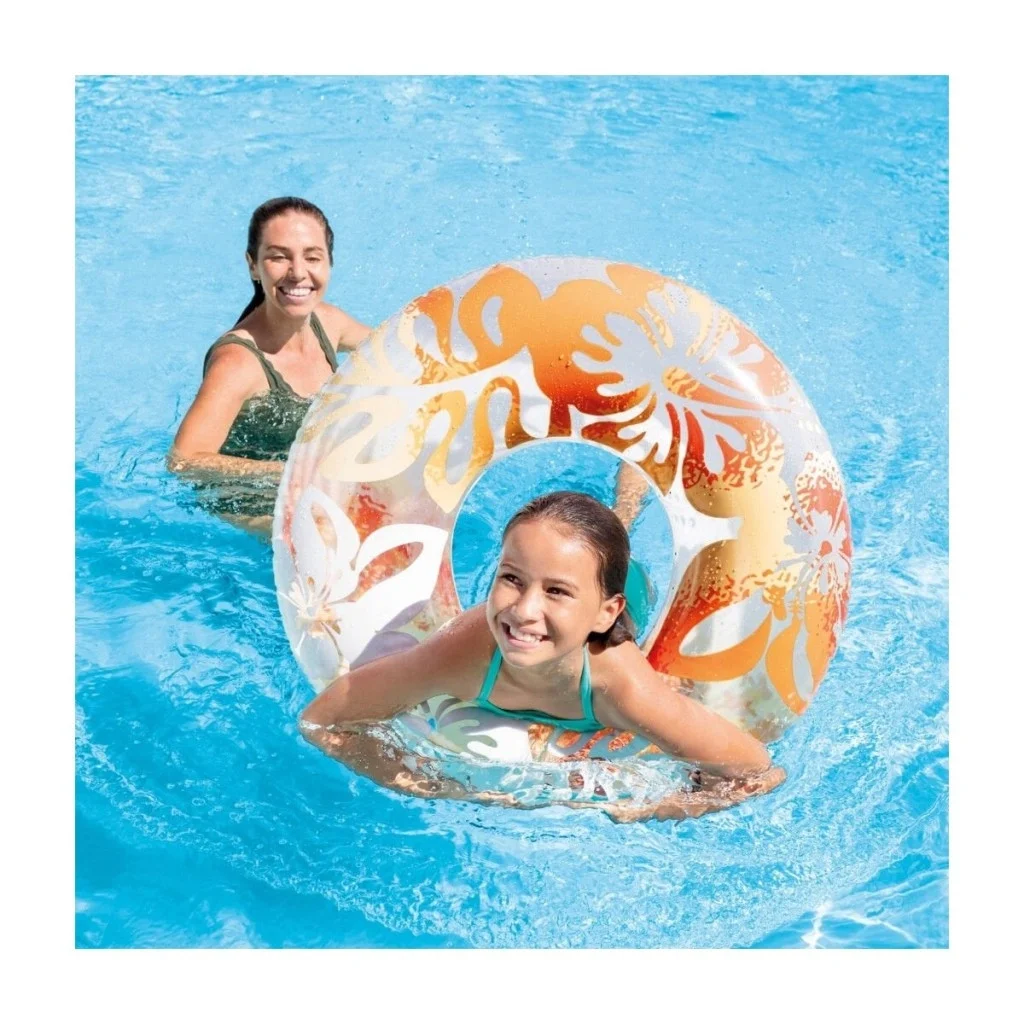 İthalat®  IS59251 Intex Desenli Simit 3 Renk 91 cm 9+ Yaş
