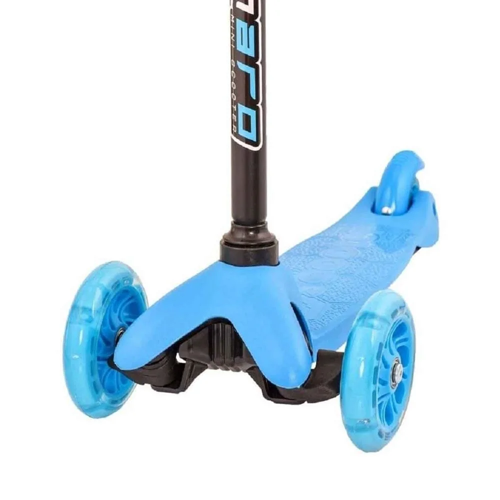 İthalat® Işıklı Scooter Mavi 40 Kg Kadar