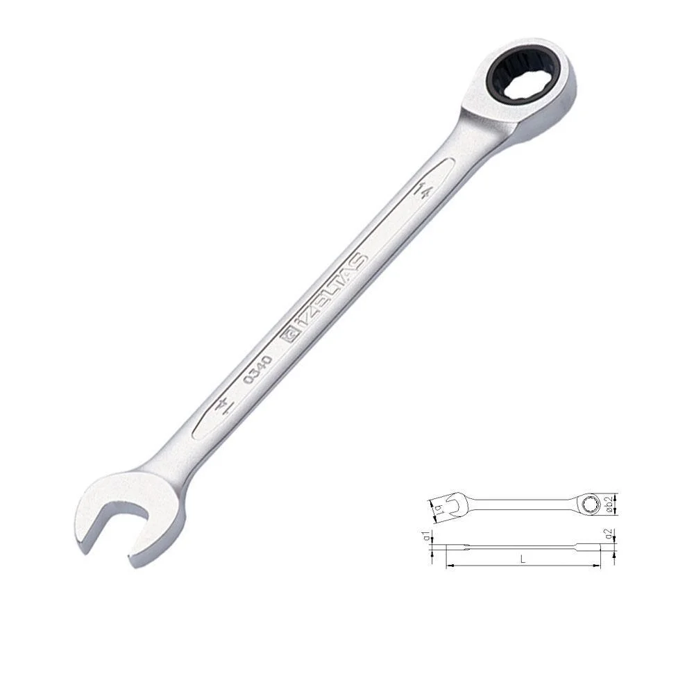 İthalat® İzeltaş 0340 Cırcır Kombine Anahtar 24 mm