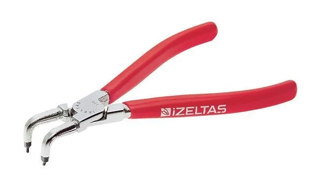 İthalat® İzeltaş 3331 İç Segman Pensi 130 mm Yaysız Eğri