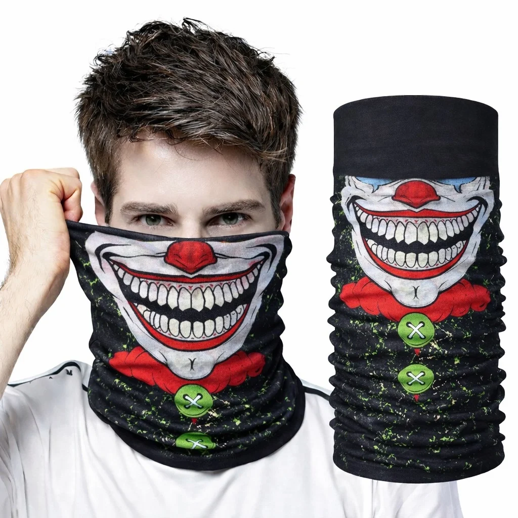 İthalat® Joker Yüz Baskılı Baf Bandana - Çok Amaçlı Boyunluk Bandana 2 No İthalat® Joker Yüz Baskılı Baf Bandana - Çok Amaçlı Boyunluk Bandana 2 No