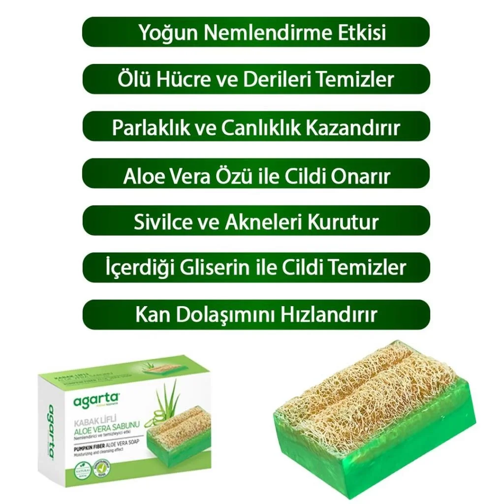 Kabak Lifli Aloe Vera Sabunu 125 Gr Fiyatı, Yorumları ve Özellikleri