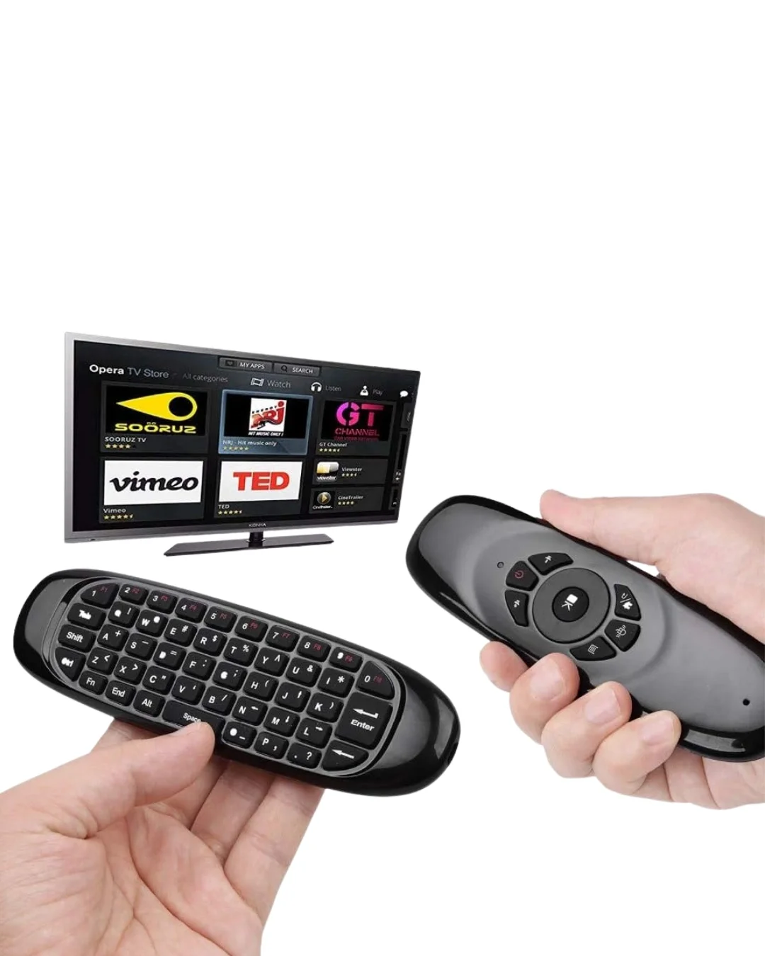 İthalat® Kablosuz Air Mouse Mini Klavye Çok Fonksiyonlu