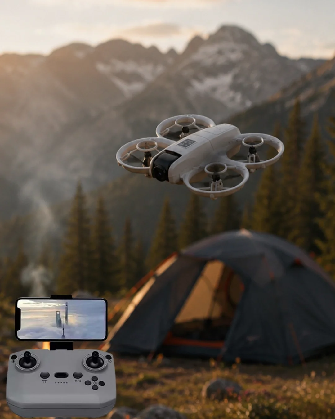 İthalat® Kameralı Drone Headless Mod ve Engel Algılama Özellikli
