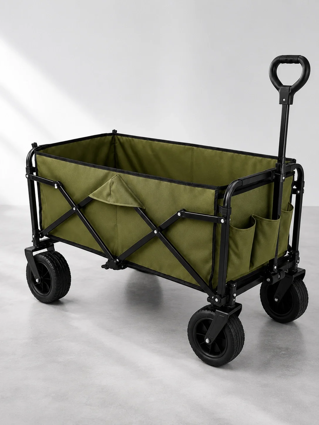 İthalat® Kamp, Piknik, Plaj ve Alışveriş İçin Çok Amaçlı Katlanabilir Wagon
