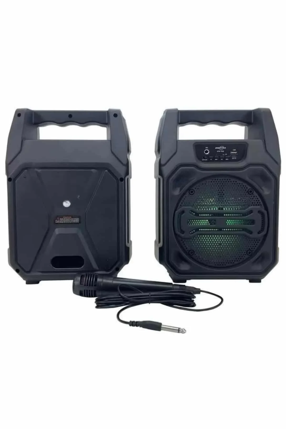 İthalat® Karaoke Mikrofonlu Fm Radyolu Bluetooth Hoparlör Yüksek Ses Kaliteli