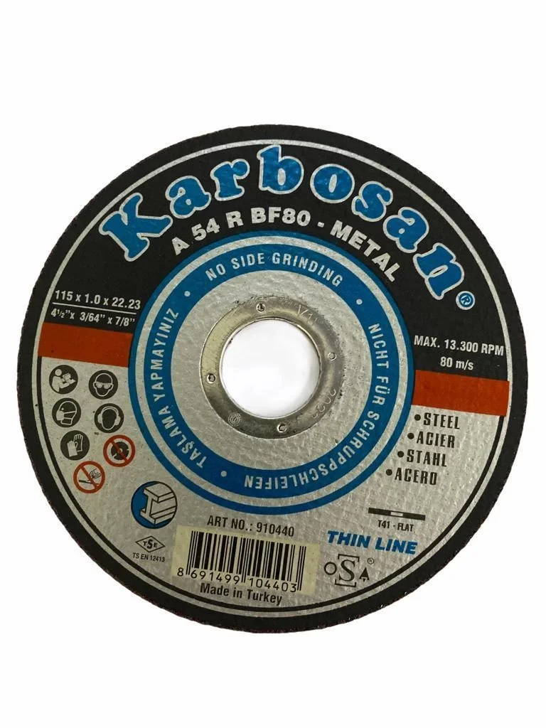 İthalat® Karbosan 115X1,0X22 Thinline Metal Kesici İthalat® Karbosan 115X1,0X22 Thinline Metal Kesici