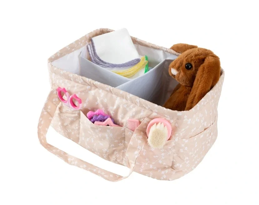 İthalat®  Katlamalı Anne &amp; Bebek Organizer 795 Somon Çiçek
