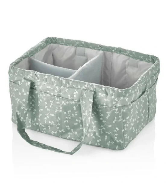 İthalat®  Katlamalı Anne &amp; Bebek Organizer 795 Yeşil Çiçek