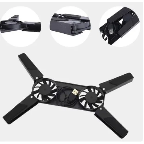İthalat® Katlanabilir Laptop Soğutucu 2 fanlı