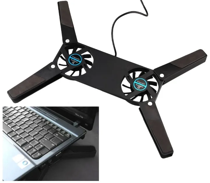 İthalat® Katlanabilir Laptop Soğutucu 2 fanlı