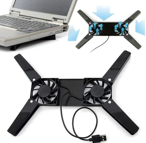 İthalat® Katlanabilir Laptop Soğutucu 2 fanlı