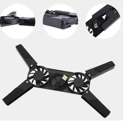 İthalat® Katlanabilir Laptop Soğutucu 2 fanlı