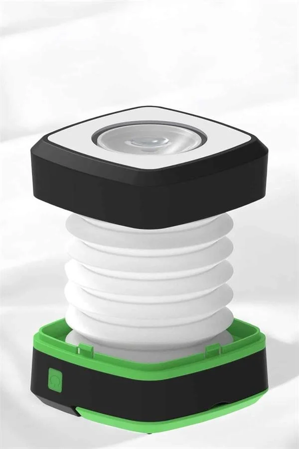 İthalat® Katlanabilir Kamp Lambası Solar Fener Görünümlü 3 Kademeli Şarjlı