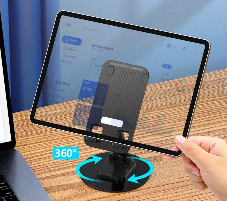 İthalat® Katlanabilir Telefon Tutucu Stand Yuvarlak Tabanlı CM-074