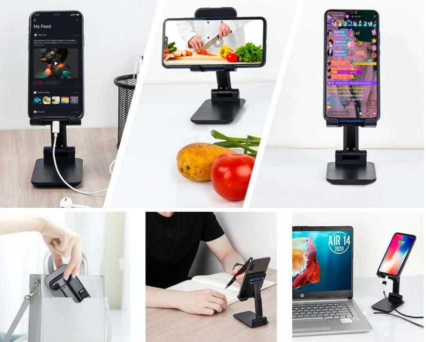 İthalat® Katlanabilir Masaüstü Telefon Tutucu Stand CM-280