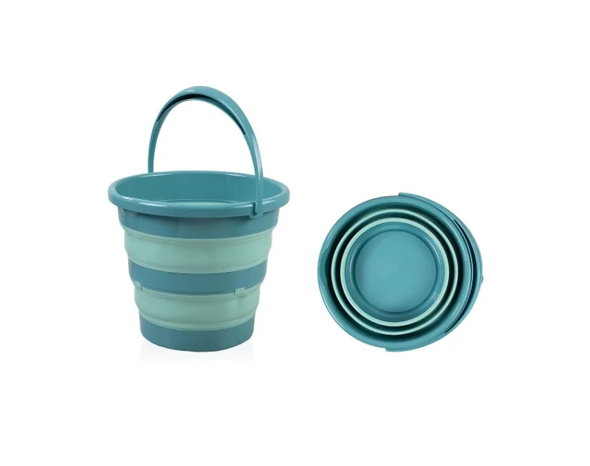 İthalat®  Katlanır Banyo 5'Li Küvet Seti 596 Turkuaz