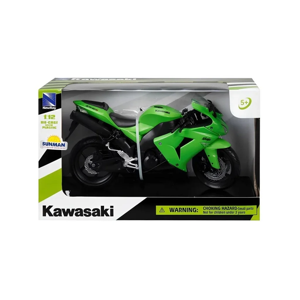 İthalat®  Kawasaki 1/12 Zx-10r 2006 Model Yeşil Motorsiklet