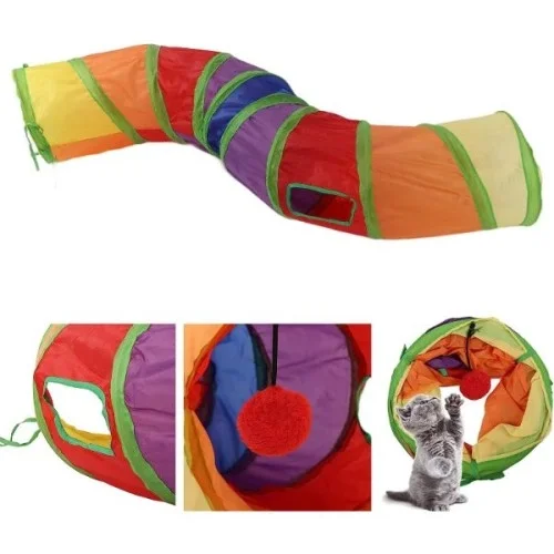 İthalat® Kedi Oyun Tüneli 117 cm