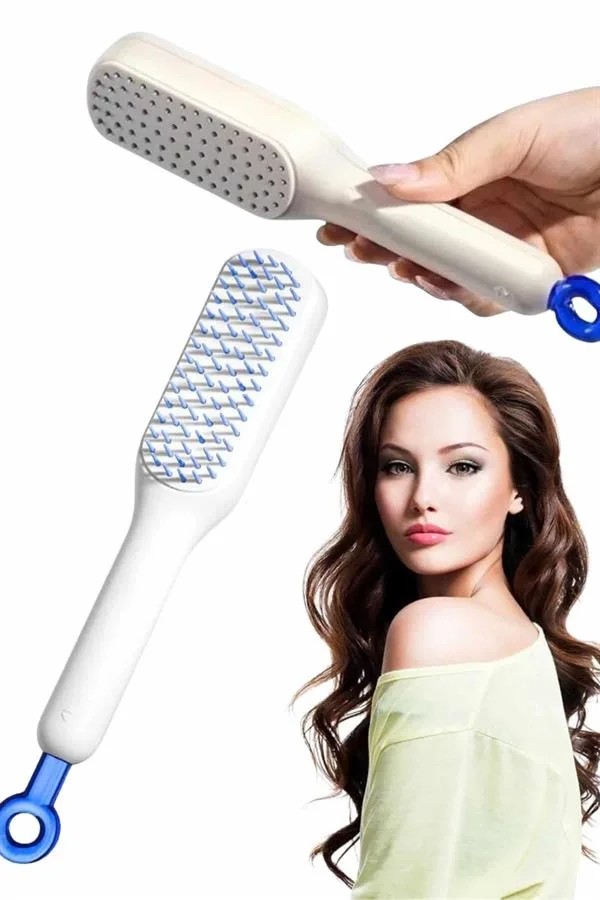 İthalat® Kendi kendini Temizleyebilen Hijyenik Saç Fırçası Anti-Statik Teknolojisi
