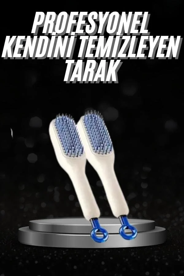 İthalat® Kendi kendini Temizleyebilen Hijyenik Saç Fırçası Anti-Statik Teknolojisi