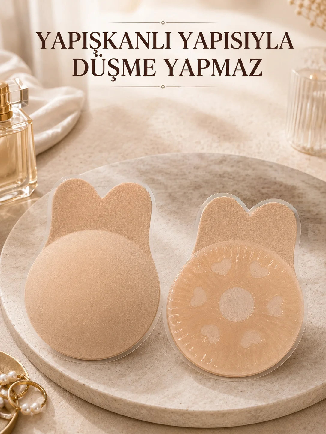 İthalat® Kendinden Yapışkanlı Silikon Destek Pedi Günlük ve Özel Gün Kullanımına Uygun