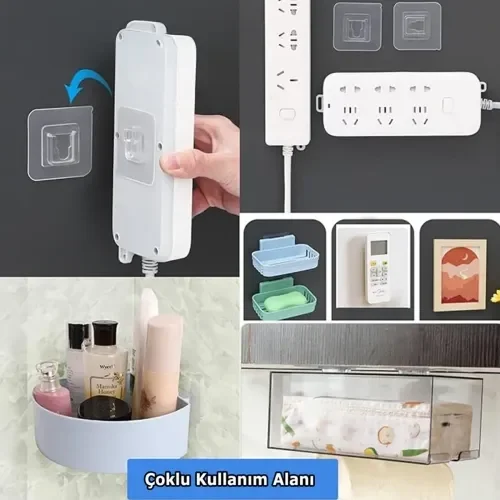 İthalat® Kendinden Yapışkanlı Çift Taraflı Askı