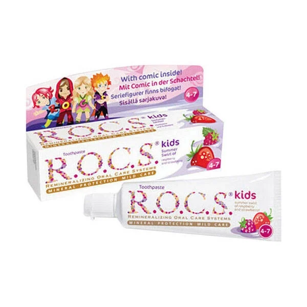 İthalat® Kids Diş Macunu 35ml 4-7 Yaş Ahududu