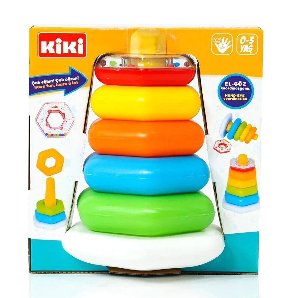 İthalat® Kiki Renkli Altıgen Halkalar Çıngıraklı AE-1510 Fiyatı, Yorumları ve Özellikleri