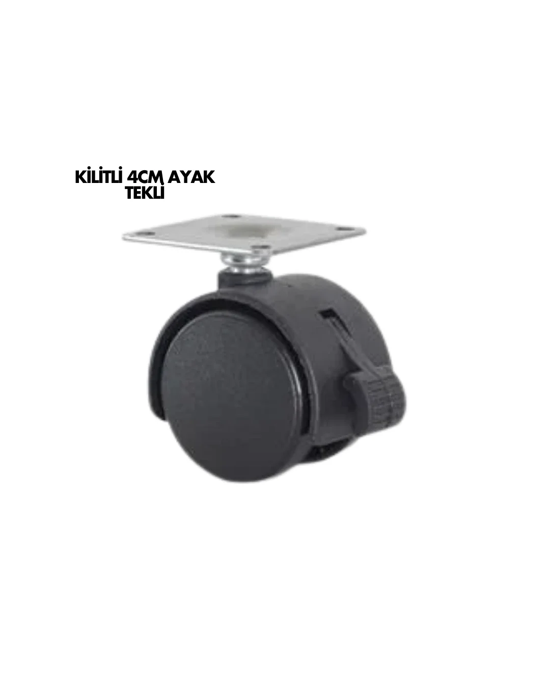İthalat® KİLİTLİ 4CM AYAK TEKLİ